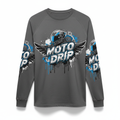 Gray Moto Drip Long Sleeve
